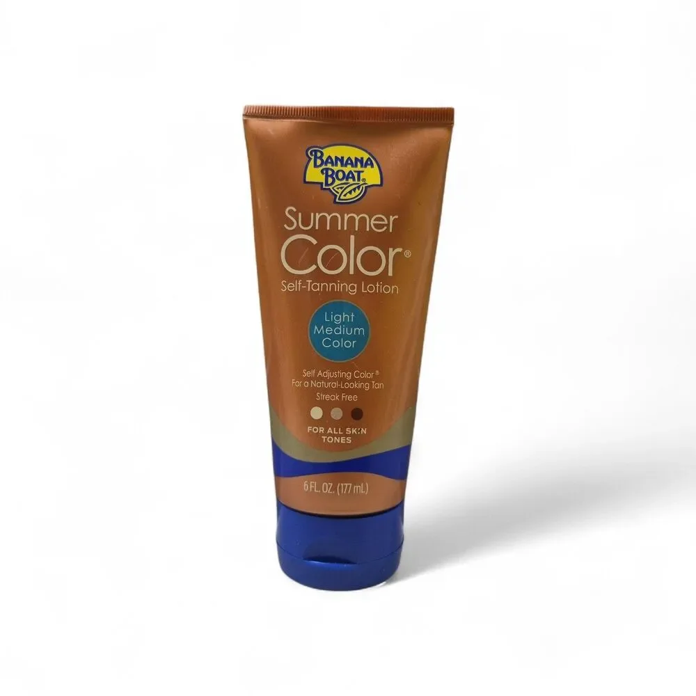Banana Boat, Summer Color Self-Tanning Lotion, Light/Medium Color 6 oz tube